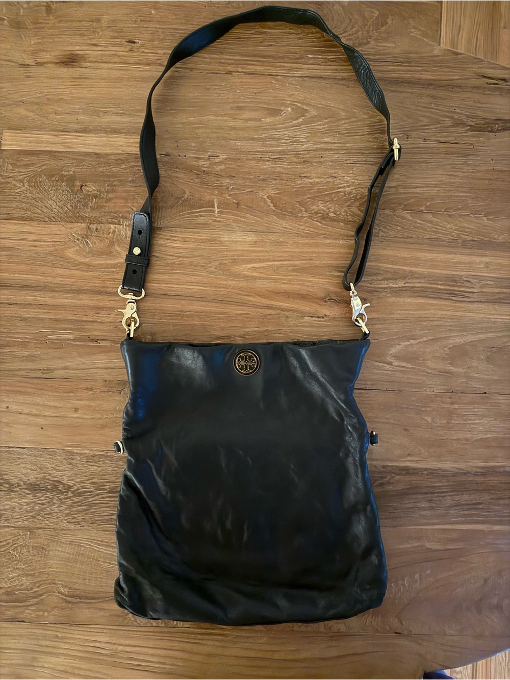 Tory Burch Black Leather Crossbody Bag